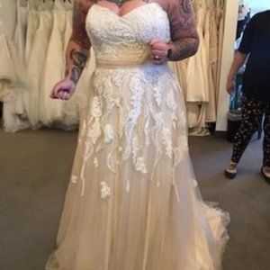Lillian West Weding gown